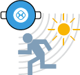 Light regulator and detector.